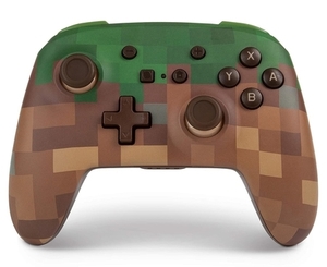 NSW Enhanced Wireless Controller - MINECRAFT - בקר אלחוטי מעוצב מיינקראפט מבית חברת PowerA
