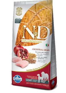 נטורל אנד דלישס-בוגר לייט מדיום/מקסי עוף ורימון 12 ק"ג