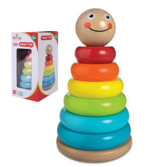 מגדל טבעות עץ פיט