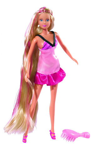 סטפי שיער ארוך-ורוד בהיר