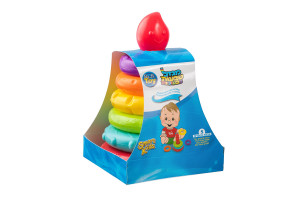 מגדל טבעות צבעוניות- SMART KIDS