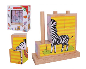 פאזל קוביה עומד פיט-חיות בר