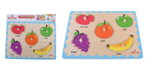 פאזל כפתור פיט  פירות  5
