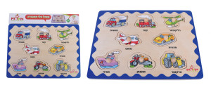 פאזל כפתור פיט  כלי תחבורה