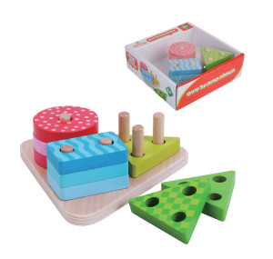 משולש השחלת צורות על פין