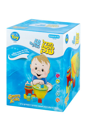 מגדל כוסות ענק 18 חלקים – SMART KIDS