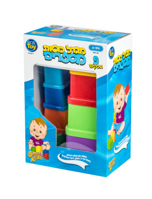 מגדל כוסות מספרים 9 חלקים – SMART KIDS