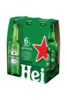 שישיית בירה Heineken - הייניקן 330 מ"ל (6 בקבוקים)
