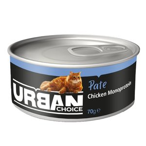 אורבן צ'ויס פטה עוף 

                70 גרם

                Urban choice pate Chicken mono