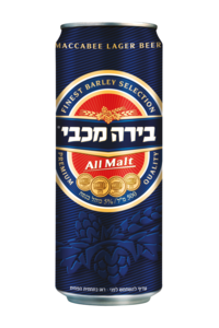 בירה מכבי פח 500 מ"ל 