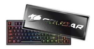מקלדת גיימינג מכנית  Cougar Puri TKL RGB