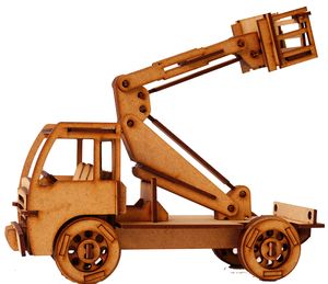 משאית עם מנוף סל