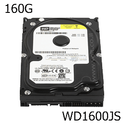 כונן קשיח HDD למחשב נייח 3.5" 160GB 7200RPM SATA WD1600JS ווסטרן דיגיטל