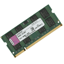 זכרון 2 ג'יגה למחשב נייד SO-DIMM PC2-5300 667Mhz 2GB Kingston קינגסטון