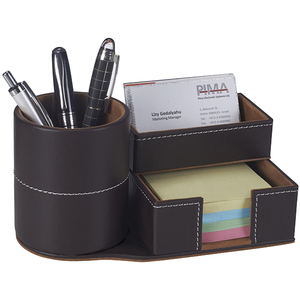 מעמד שולחני למשרד - דמוי עור גימיק מתנות