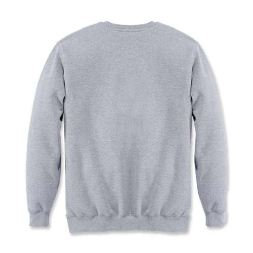 103853 סווטשירט לוגו בלוק צבע אפור מוברש