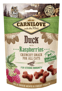 חטיף קרנילאב CARNILOVE ברווז ופטל לחתול 50 גרם