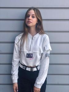 טופ שילובי ניילון