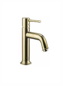 ברז אמבט מסדרת מארי גימור זהב מוברש