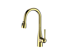 ברז מטבח נשלף דגם דיפר זהב