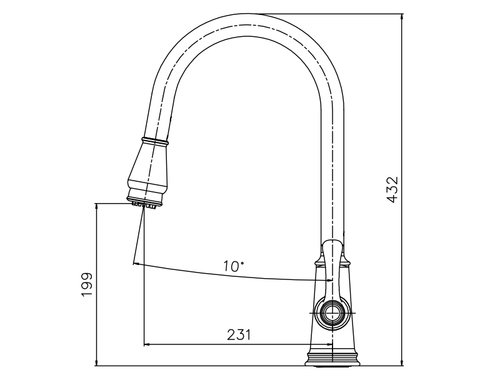 ברז מטבח לואיס