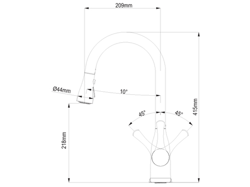 ברז מטבח ביילי