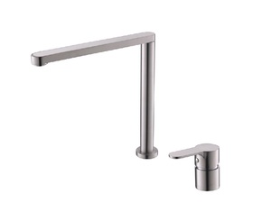 ברז מטבח דגם אורורה ברונזה, ידית ממשטח גימור ברונזה