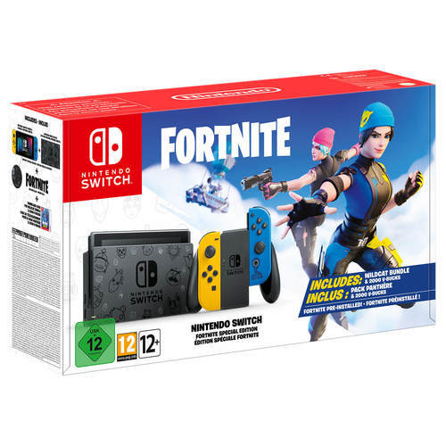 קונסולת נינטנדו סוויץ' מהדורה מיוחדת - NINTENDO SWITCH FORTNITE SPECIAL EDITION‬‬ - אחריות היבואן הרשמי נינטנדו ישראל