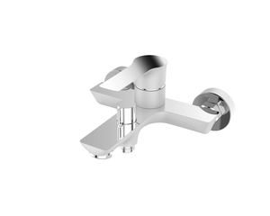 ברז אמבט לבן/כרום B&W GUFO