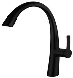 ברז נשלף שחור B&W SCANORA