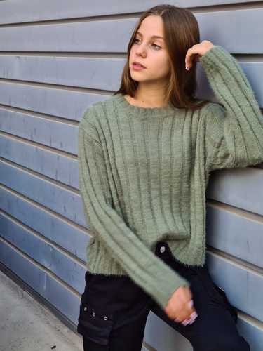 סריג ריב פרווה בייסיק