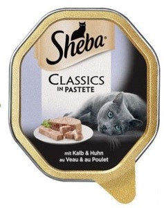 מעדן שיבא SHEBA עגל ועוף פטה 85 גרם