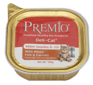 מעדן פרמיו מוס דגים וגזר גורים 100 גרם