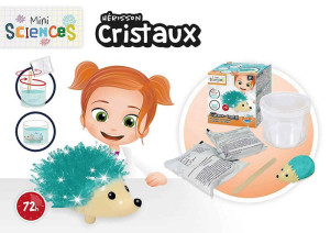 ערכת ניסויים מרתקים ולימודיים לילדים בנושא קריסטלים מבית בוקי, צרפת