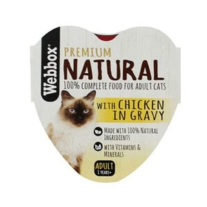 מעדן ויבוקס WEBBOX נטורל מבשר עוף טבעי ברוטב 85 גרם 