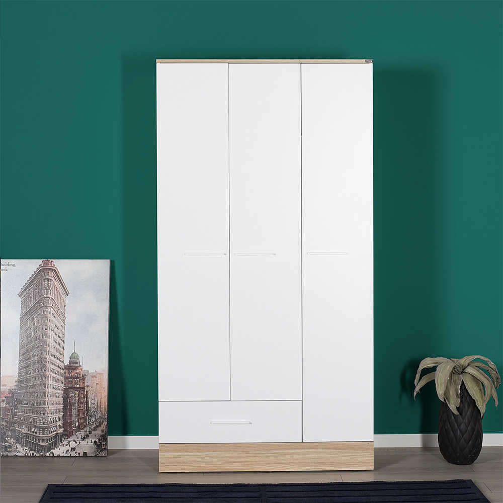 ארון 3 דלתות עם מגירה