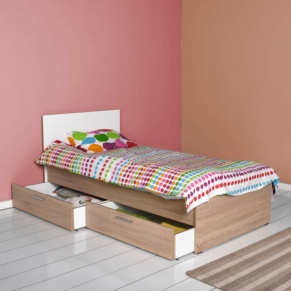 בסיס למיטת יחיד עם מגירות שירן