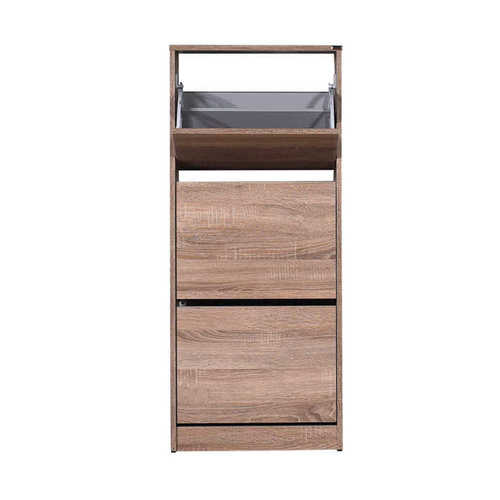 ארון נעליים שלושה תאים אגוז