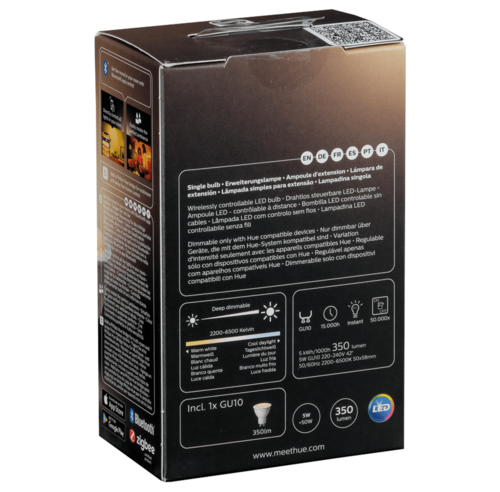 HUE Spot White Ambiance 5W GU10