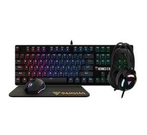 ערכת גיימינג מקצועית מושלמת למחשב - GAMDIAS HERMAS E 1 B