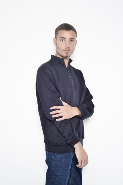 פוטר עם כיסים פנימיים כחול