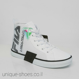 נעלי פילה סניקרס גבוהות בצבע לבן | 26-37 | FILA