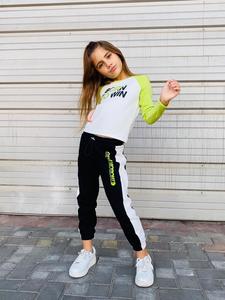 מכנס פוטר עם שילוב