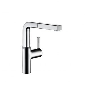 ברז מטבח כרום נשלף ידית מהצד מסדרת אווה KWC