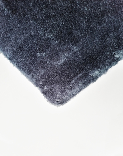 שטיח שאגי עגול- כחול נייבי - אזל במלאי