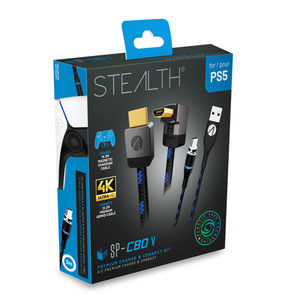 STEALTH SP-C80V PS5 Premium Connect & Charge Kit for Playstation5