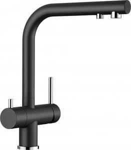 מערכת קר ומטוהר עם ברז חכם שחור