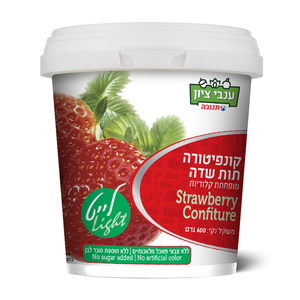 קונפיטורה תות שדה לייט 600 גרם ענבי ציון 