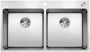 כיור מטבח כפול אנדאנו BLANCO 400/400-IF/A