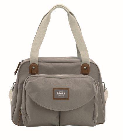 תיק עגלה beaba  דגם ג'נבה צבע אפור /חום